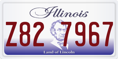IL license plate Z827967
