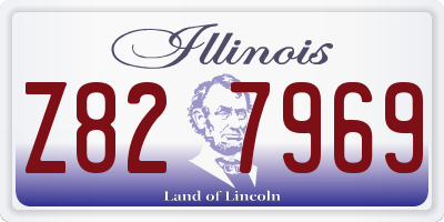 IL license plate Z827969