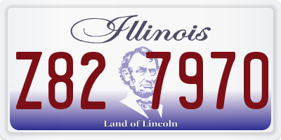 IL license plate Z827970