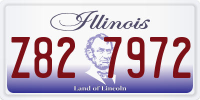 IL license plate Z827972