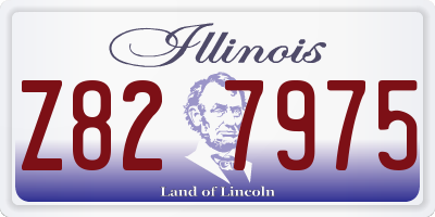 IL license plate Z827975