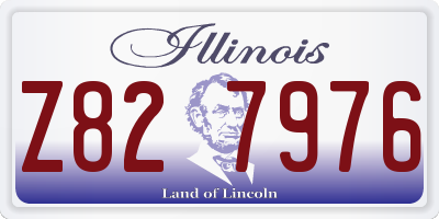 IL license plate Z827976