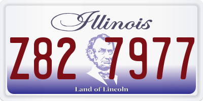 IL license plate Z827977