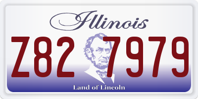 IL license plate Z827979