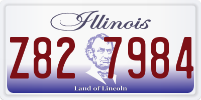 IL license plate Z827984
