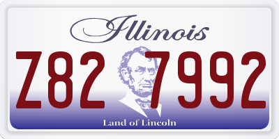 IL license plate Z827992