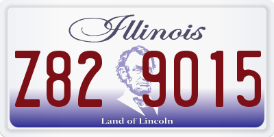 IL license plate Z829015