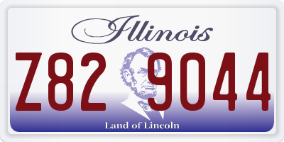 IL license plate Z829044