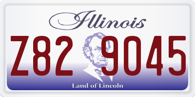 IL license plate Z829045