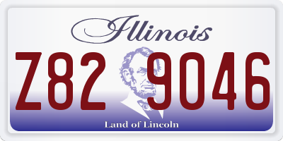 IL license plate Z829046