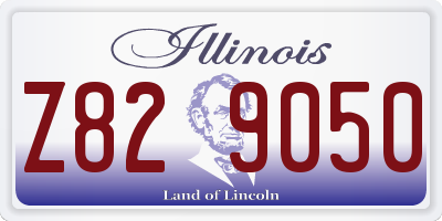 IL license plate Z829050