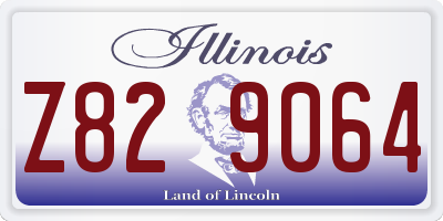 IL license plate Z829064