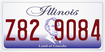 IL license plate Z829084