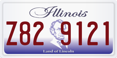 IL license plate Z829121