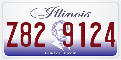 IL license plate Z829124
