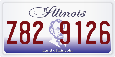 IL license plate Z829126