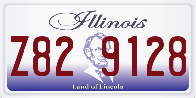 IL license plate Z829128
