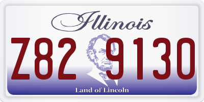 IL license plate Z829130