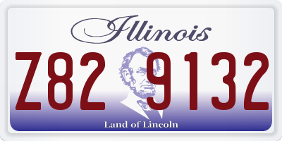 IL license plate Z829132
