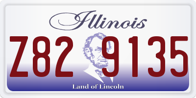 IL license plate Z829135