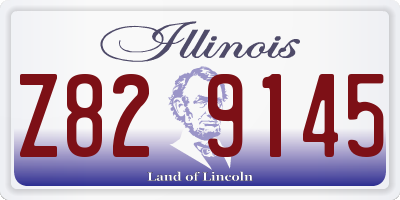 IL license plate Z829145