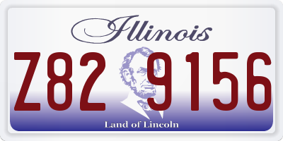 IL license plate Z829156