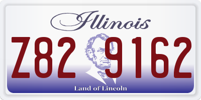IL license plate Z829162