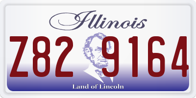 IL license plate Z829164