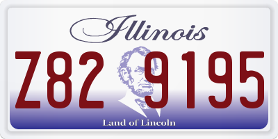 IL license plate Z829195