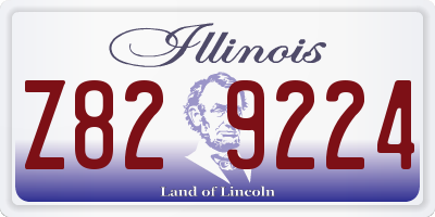 IL license plate Z829224