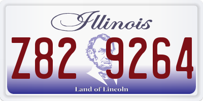 IL license plate Z829264
