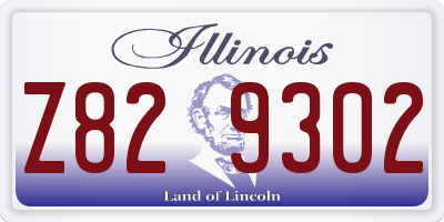 IL license plate Z829302