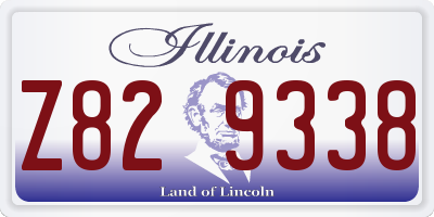 IL license plate Z829338