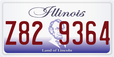 IL license plate Z829364