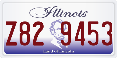 IL license plate Z829453