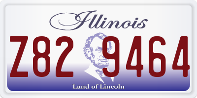 IL license plate Z829464