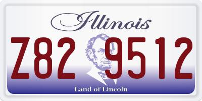 IL license plate Z829512