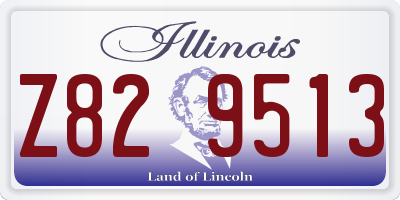 IL license plate Z829513