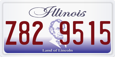 IL license plate Z829515