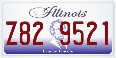 IL license plate Z829521