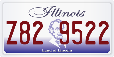 IL license plate Z829522