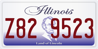 IL license plate Z829523