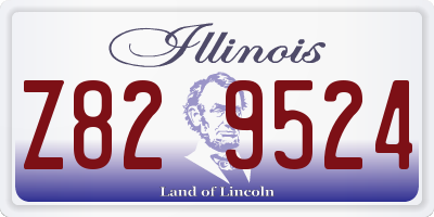 IL license plate Z829524