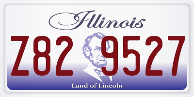 IL license plate Z829527
