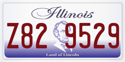 IL license plate Z829529