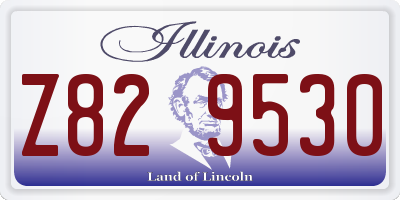 IL license plate Z829530
