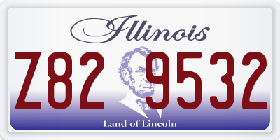 IL license plate Z829532