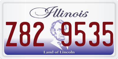 IL license plate Z829535