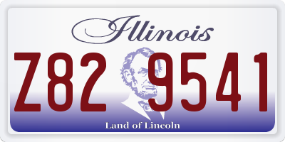IL license plate Z829541