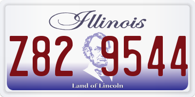 IL license plate Z829544
